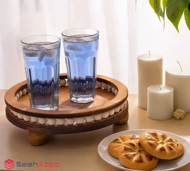 فروش عمده رایزر چوبی گرد مهره دار