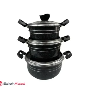 فروش عمده ست قابلمه تفلون سه تایی