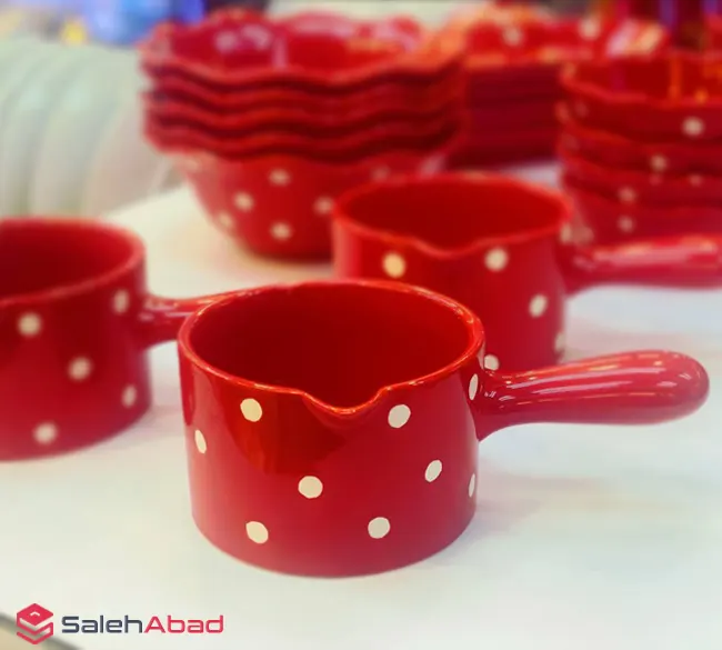 فروش عمده شیر جوش سرامیکی خالدار
