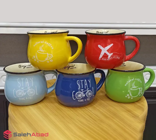 فروش عمده ماگ رجینال سرامیکی رنگی