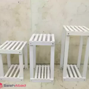 فروش عمده استند گلدان ام دی اف 3 عددی