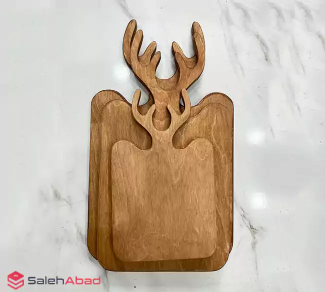 فروش عمده تخته سرو مستطیل مدل شاخ گوزن