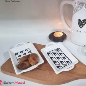 فروش عمده ظرف خرما خوری سرامیک مستطیل
