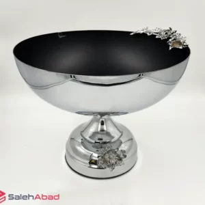 فروش عمده ست ظروف پذیرایی سیلور طرح بنفشه