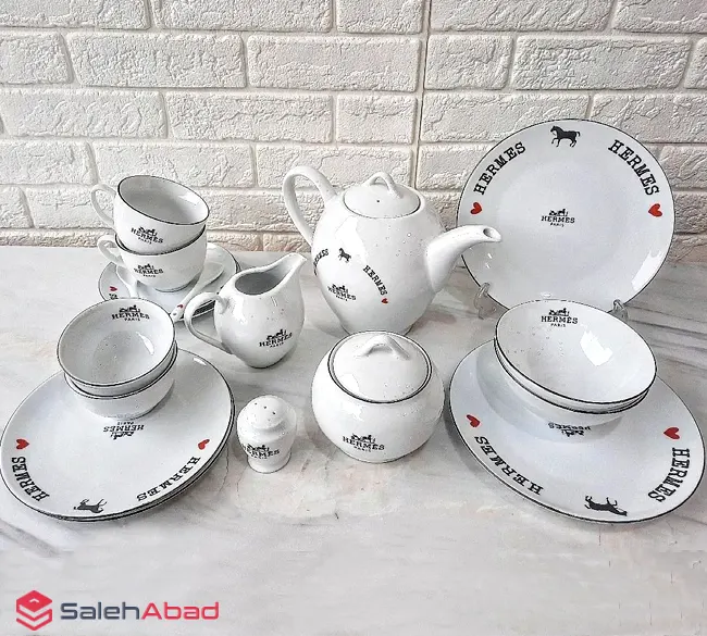 فروش عمده سرویس چینی صبحانه خوری 2 نفره آیدو