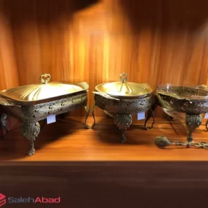 فروش عمده ست ظروف سوفله خوری پیوتر