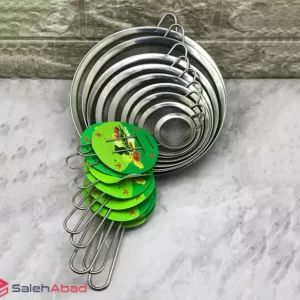 فروش عمده صافی توری استیل دسته دار