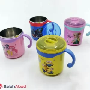 فروش عمده ظرف غذا کودک استیل لیوانی