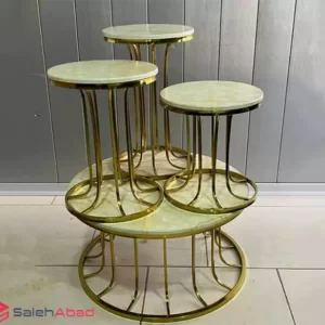 فروش عمده ست میز عسلی و جلو مبلی مدل ستونی
