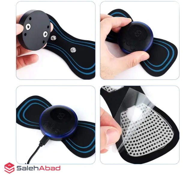 فروش عمده مینی ماساژور برقی پروانه ای EMS