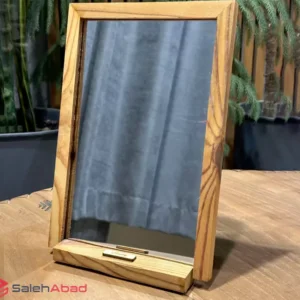 فروش عمده آینه رومیزی چوبی پایه دار