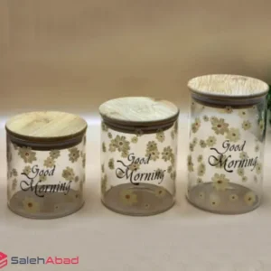 فروش عمده بانکه استوانه پیرکس گلدار