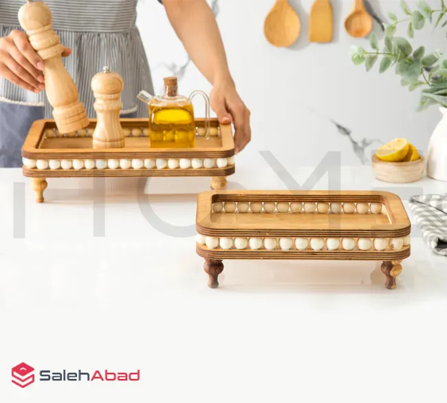 فروش عمده رایزر چوبی مستطیلی مهره دار
