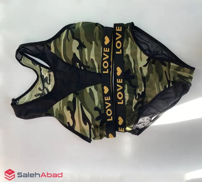 فروش عمده ست نیم تنه و شورت چریکی