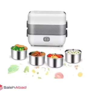 فروش عمده ظرف غذا برقی استیل دو طبقه