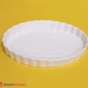 فروش عمده ظرف تارت سرامیکی بیضی