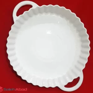 فروش عمده تابه تارت چینی گرد دسته دار