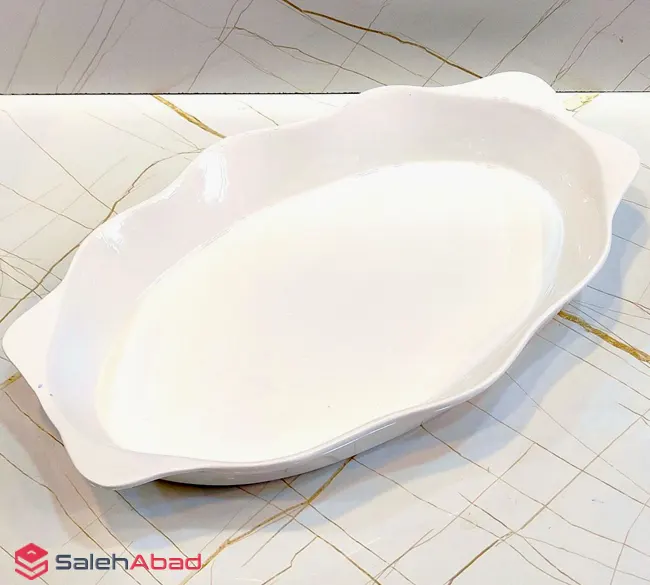 فروش عمده تابه سرامیکی بیضی لبه دالبری