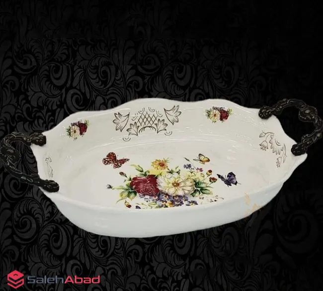 فروش عمده تابه مرغ خوری سرامیک گلسرخی