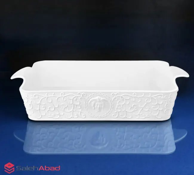 فروش عمده تابه چینی مستطیل طرح ورساچه