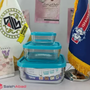 فروش عمده ست ظرف نگهدارنده مربع زنگان