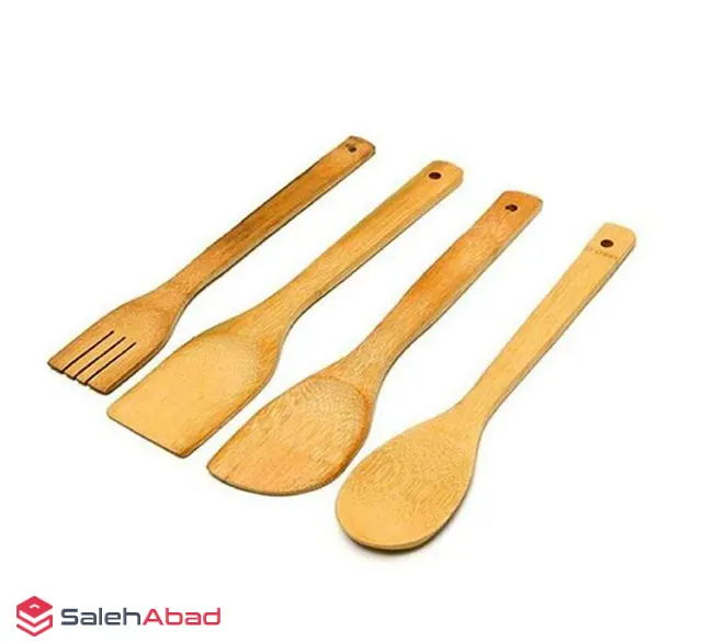 فروش عمده ست کفگیر بامبو 4 تایی