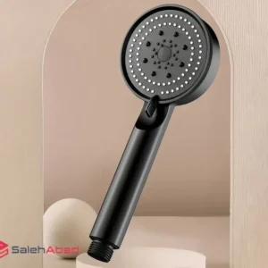 فروش عمده سر دوش حمام 8 حالته مشکی