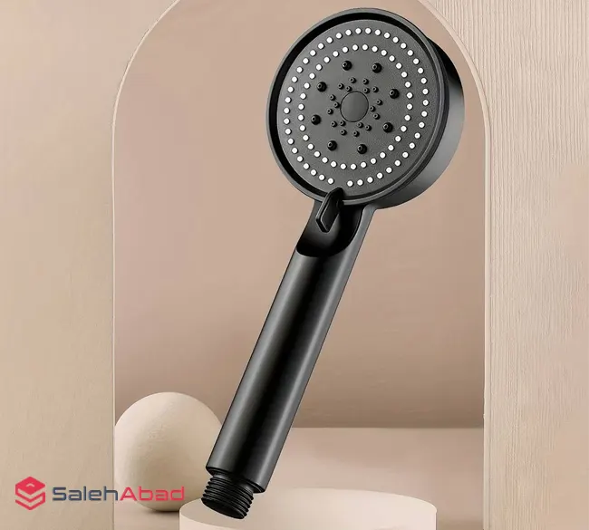 فروش عمده سر دوش حمام 8 حالته مشکی
