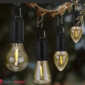فروش عمده لامپ شارژی کمپینگ قلاب دار