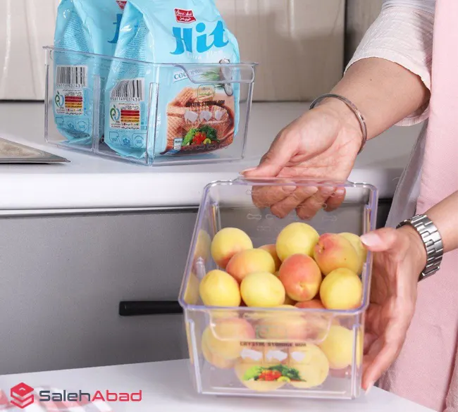 فروش عمده باکس کریستالی یخچال مستطیل