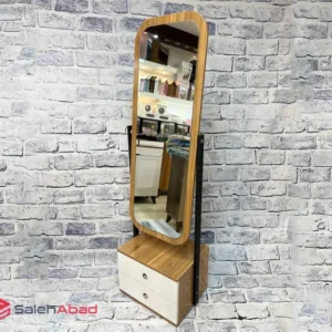 فروش عمده آینه قدی کنار سالن مدل دو کشو