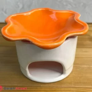 فروش عمده ظرف اسانس سوز سرامیکی دوتکه