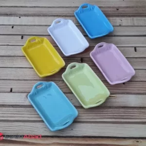 فروش عمده خرما خوری سرامیک رنگی مستطیل