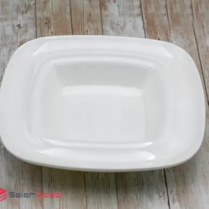 فروش عمده بشقاب پاستا خوری چینی سفید
