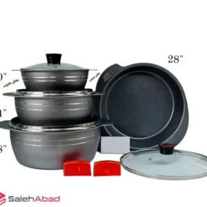 فروش عمده سرویس قابلمه 10 پارچه فورج SPS