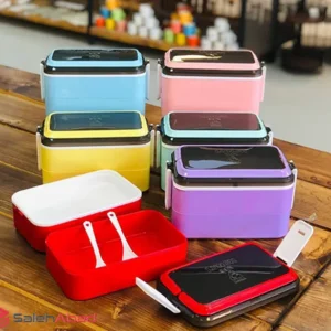 فروش عمده ظرف غذا دو طبقه Lunch Box