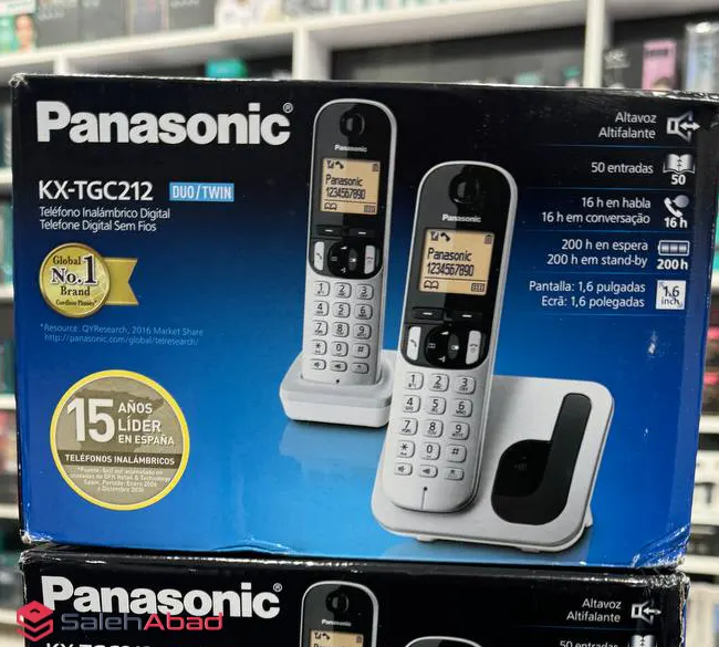 فروش عمده تلفن بی سیم پاناسونیک مدل KX-TGC212