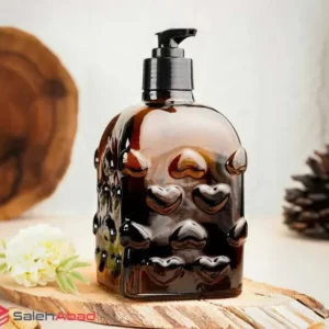 فروش عمده جامایع بلور قهوه ای طرح قلبی