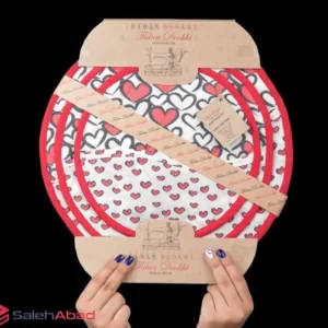 فروش عمده دمکنی قابلمه 3 عددی طرح قلب