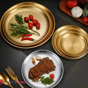 فروش عمده بشقاب و پیش دستی استیل