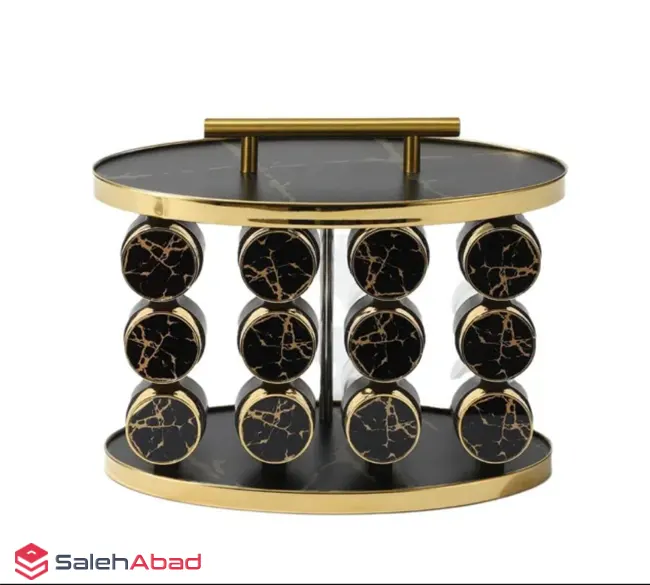 فروش عمده ست جا ادویه رومیزی استند دار