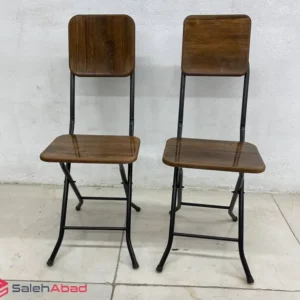 فروش عمده صندلی فلزی چوبی تاشو