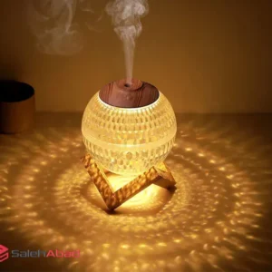 فروش عمده دستگاه بخور پایه چوبی چراغ دار