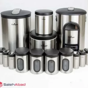 فروش عمده ست آشپزخانه استیل 14 پارچه UNIQUE