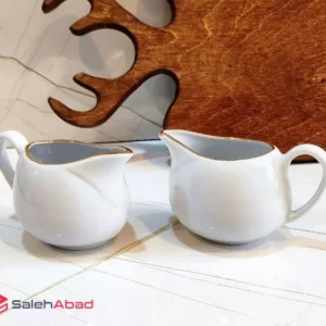 فروش عمده سس خوری سرامیکی لب طلایی