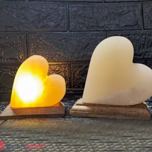 فروش عمده سنگ نمک چراغ دار طرح قلب