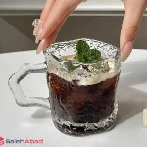 فروش عمده ماگ یخی شیشه ای دفرمه یوجینگ
