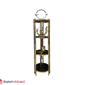 فروش عمده ویترین فلزی چهار طبقه طرح پیانو