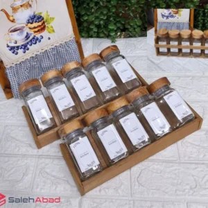 فروش عمده بانکه ادویه مکارتی درب چوبی