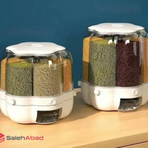 فروش عمده جا حبوباتی آسان ریز گرد 6 خانه